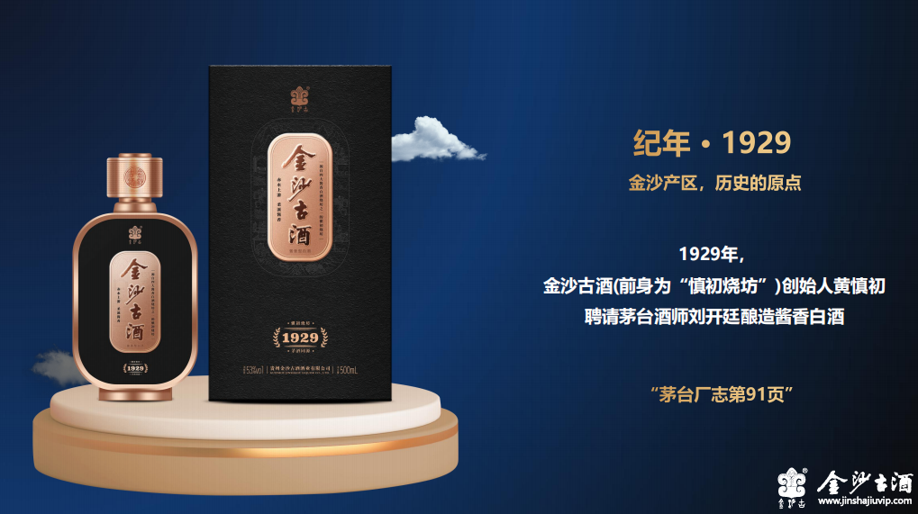 金沙古酒纪年系列酱酒1929